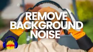 How to Remove background NOISE from Audio - Audio editing (FREE)