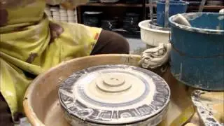 throwing and trimming #3 lids upside down bowl like lid