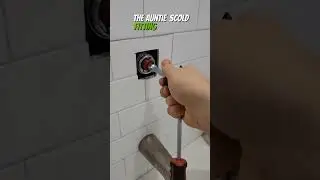 🔥🚿 How to increase hot water on a shower #handyman #fyp #foryou