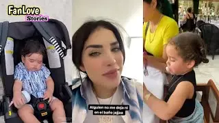 🎀 KIMBERLY LOAIZA 😍 VA A LA PLAYA CON 🦋 KIMA Y 🧸 Mini JD ❣️ #Kimberlyloaiza #Juandediospantoja
