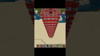 Minecraft TNT Big tower #minecraft #shorts