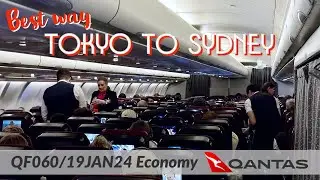 ✈️ Best way Tokyo to Sydney｜Qantas Economy｜QF060