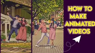 how to make animated video | how to make cartoon shorts video | anime video kaise banaye