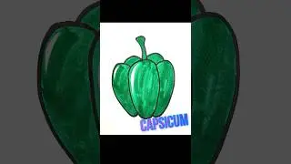 Capsicum drawing #shorts #shortvideo