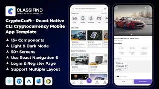 Classifind: Pre-Build Classified Mobile App React Native CLI Template 