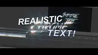 How to Create Clean Text in Sony Vegas! (Chrome)