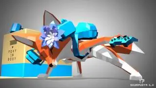 Foxy In Boxy Intro - Blender Animation