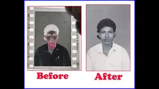 how to convert negative film (photo) to digital picture in  photoshop.