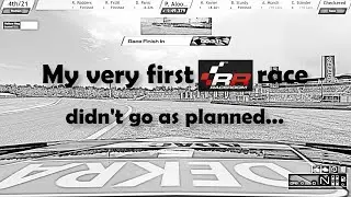 My first online race in RaceRoom... and I ran out of fuel :D