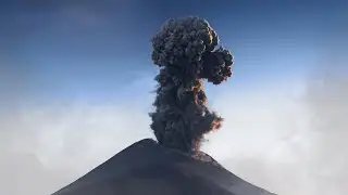 TUTORIAL Teaser | Volcanic Eruption with C4D & Turbulence FD