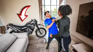 COLOQUEI A XT 660 DENTRO DE CASA E MINHA MULHER NÃO GOSTOU