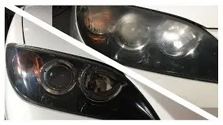 Полировка Фар Mazda 3