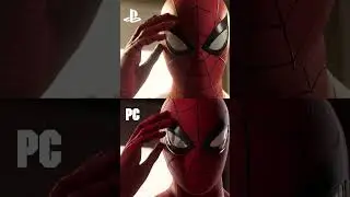 Spider Man PS4 Vs PC #games #gameplay #ps5 #spiderman #shortsvideo