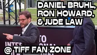 Ron Howard, Jude Law & Daniel Bruhl Quick Red Carpet Walk @ “Eden” Tiff Fan Zone