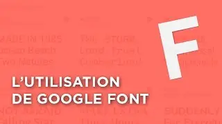 [web] L'utilisation de Google Font (2016)