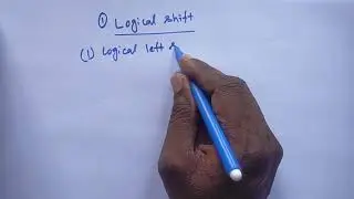 Shift microoperations with logical shift