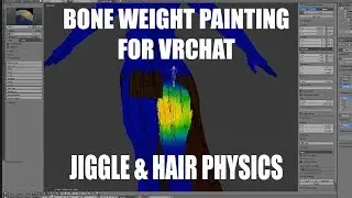 How to add Jiggle & Hair Physics to Your Model in Blender for VRChat
