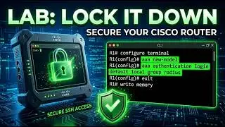 RADIUS + SSH Lab: Cisco AAA Authentication Step by Step