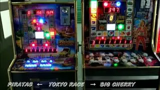 Piratas  Tokyo race  Big cherry mario slot machine / mario machine / mario game海盜  東京賽車 大櫻桃 液晶瑪莉