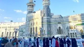 SUASANA DI TINGKAT 1 MASJIDILHARAM UNTUK BERTAWAF SUNAT ATAU BERSOLAT FARDHU - 13 JANUARI 2022
