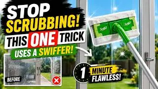 How To Clean Glass Patio Doors In Less Than A Minute!