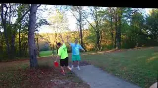 disc golf ace with shot tracker