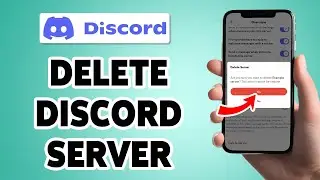 How To Delete A Discord Server 2025 | Discord Account Server Deletion Guide | Discord Mobile App