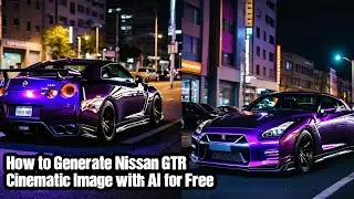 How to Generate Nissan GTR Cinematic Image with AI for Free