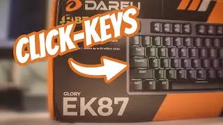 DAREU EK87 - Gaming Mechanical Keyboard Review (with Typing Test)