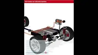 les composants d'une voiture hybride