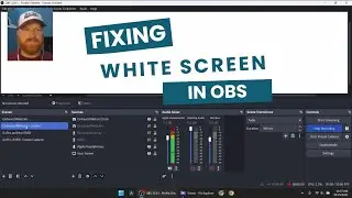 Fixing OBS White Preview Window + GoPro Webcam!