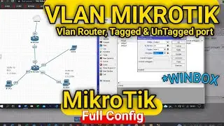 Easy way to set up Mikrotik VLAN using 2 routers and a Mikrotik trunk VLAN switch and access mode