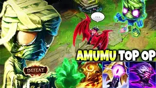 Aatrox couldn't handle My OP IMMORTAL AMUMU Season 14 Build Top Lane 🔥 | LoL Amumu s14 Gameplay