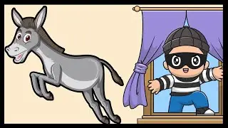 EŞEĞİMİ KAÇIRDILAR - Komik Çocuk Şarkıları - Arkadaşım Eşek Miniko