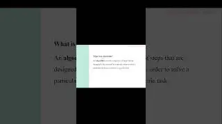Algorithm  #algorithm #durga #shortsvideo #shorts #computer #computerscience