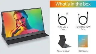 Review MNN Portable Monitor 15.6inch FHD 1080P USB Gaming Smart