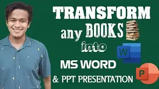 Convert any Textbooks into MS word or PPT Presentations! |Tutorial
