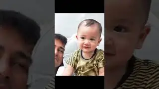 Rayyanza was so excited that he immediately hugged Raffi😍 