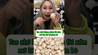 Thử thách nấu nấm mọc từ phân bò #shorts