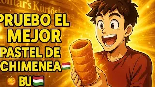 Pruebo el mejor PASTEL de CHIMENEA (KÜRTÓSKALÁCKS) de BUDAPEST en MOLNÁR´S KÜRTÓSKALÁCS