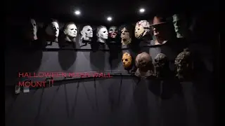 Halloween Mask wall mount DIY