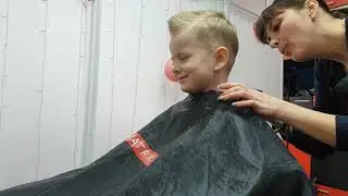 #влог МОДНАЯ СТРИЖКА для ДИМУЛЬКИ/готовим суп с фрикадельками /идём в школу