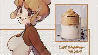 Dibujando a Café Dalgona [Directo Twitch]