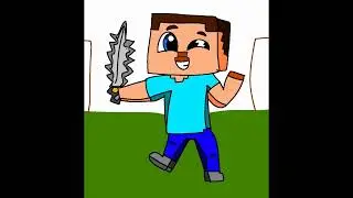 Minecraft and Steve Memo to Connect Minecraft steve and #shorts