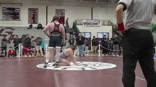 GHS Wrestling Division 3 North Sectionals-Chris Lane vs Kip King for the 285 LB Championship Match