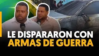 A young entrepreneur from Barahona suffers a terrorist attack with weapons of war in his own home.