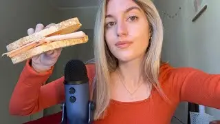 EATING PANINO 🥪 pranziamo insieme (muckbang whispering asmr ita)