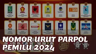Daftar Lengkap Nomor Urut Peserta Pemilu Partai Politik 2024