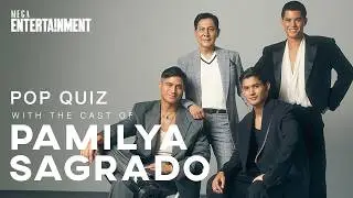 Pamilya Sagrado Cast Takes the Pop Quiz Challenge! | MEGA Entertainment