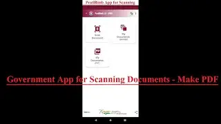 NIC PratiBimb App - Scan Documents, Convert to PDF, Reorder Pages. Very Useful App.